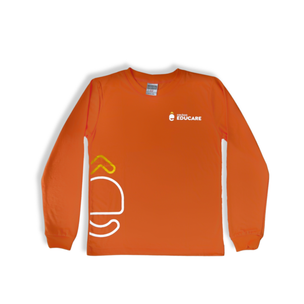 Camiseta Manga Longa Laranja