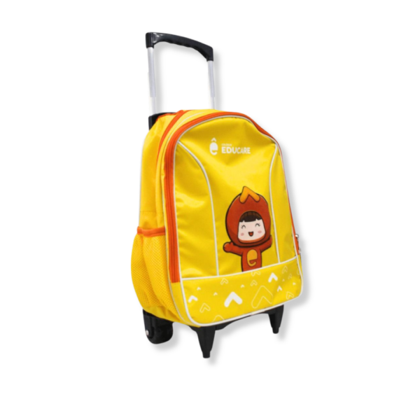 Bolsa Rodinha Infantil Amarela